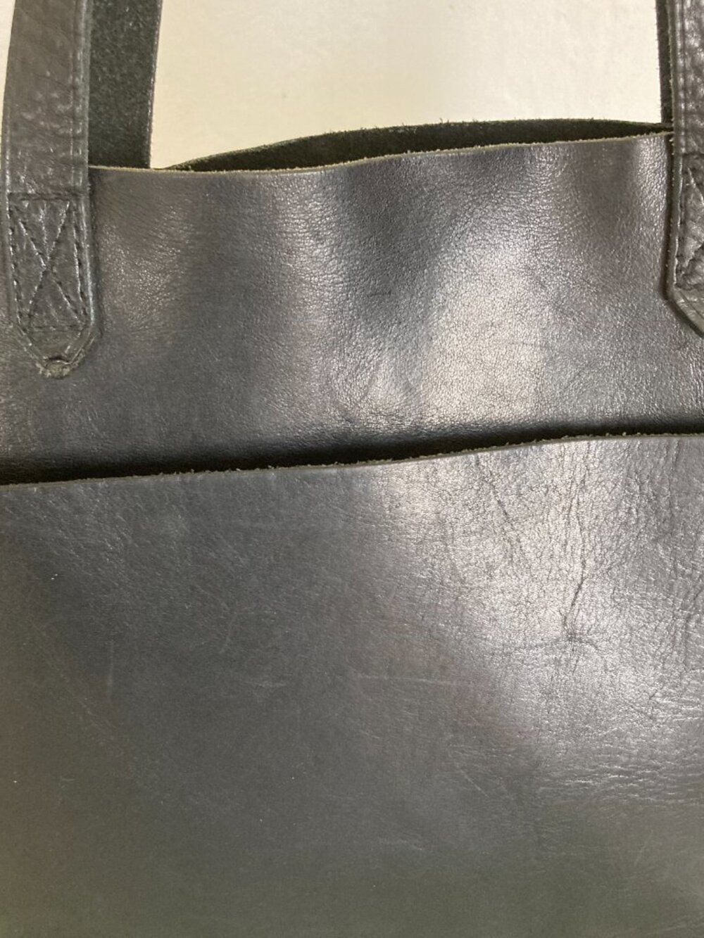 Madewell The Transport Medium Crossbody | Shoulder bag | Black Leather Tote Bag - Picture 6 of 15